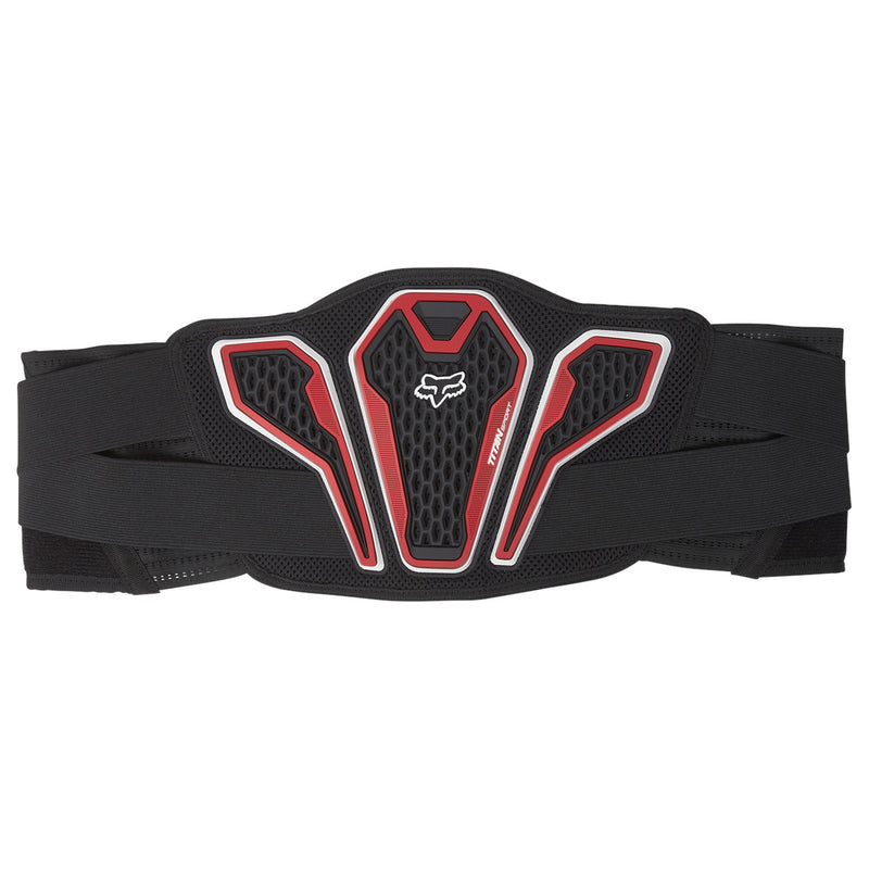 Fox Junior Titan Sport Belt Black Kidney Belt with Pads
