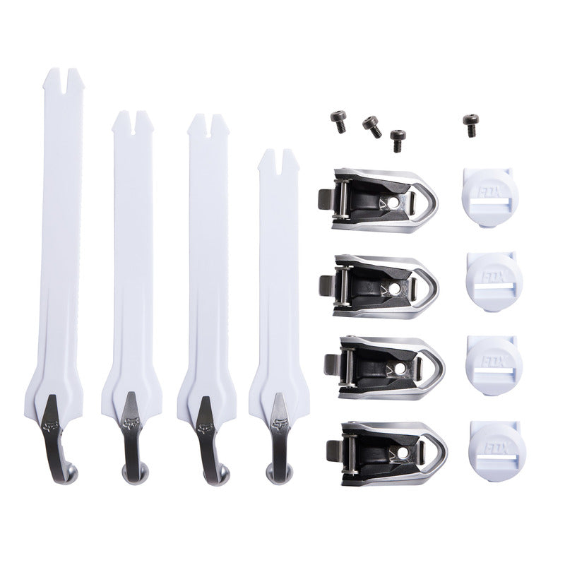 Fox Motion Strap Kit White Replacement Shoe Part
