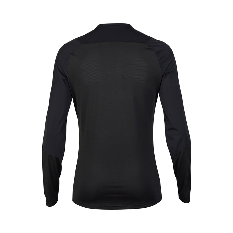 Fox Flexair Ascent Black Long Sleeve Cycling Jersey | RideHub