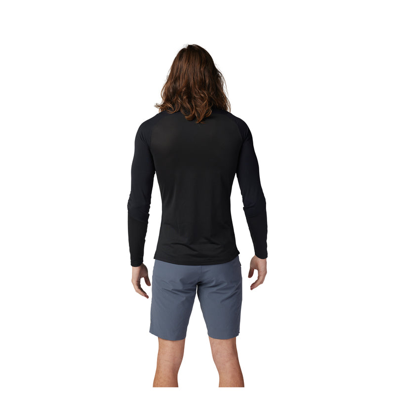 Fox Flexair Ascent Black Long Sleeve Cycling Jersey | RideHub