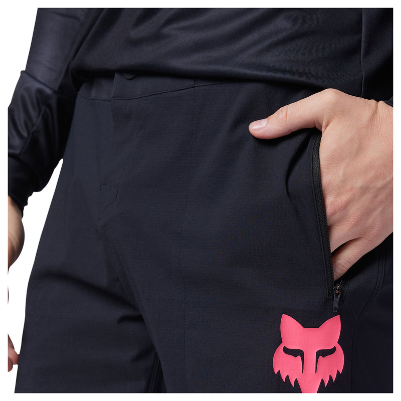 Fox Ranger Race Cycling Shorts Black/Pink | RideHub