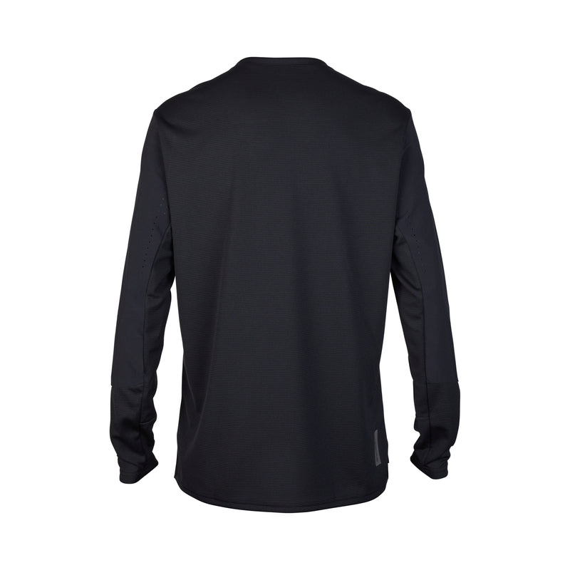 Fox Defend Black Long Sleeve Cycling Jersey | RideHub