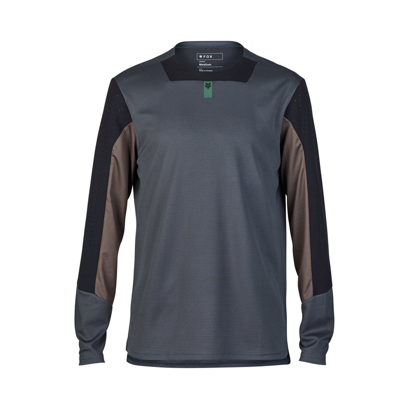 Fox Defend Graphite Long Sleeve Cycling Jersey | RideHub