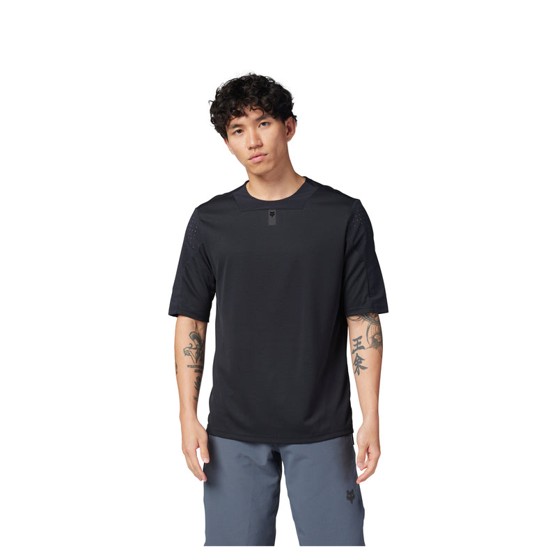 Fox Defend Black Cycling Jersey | RideHub