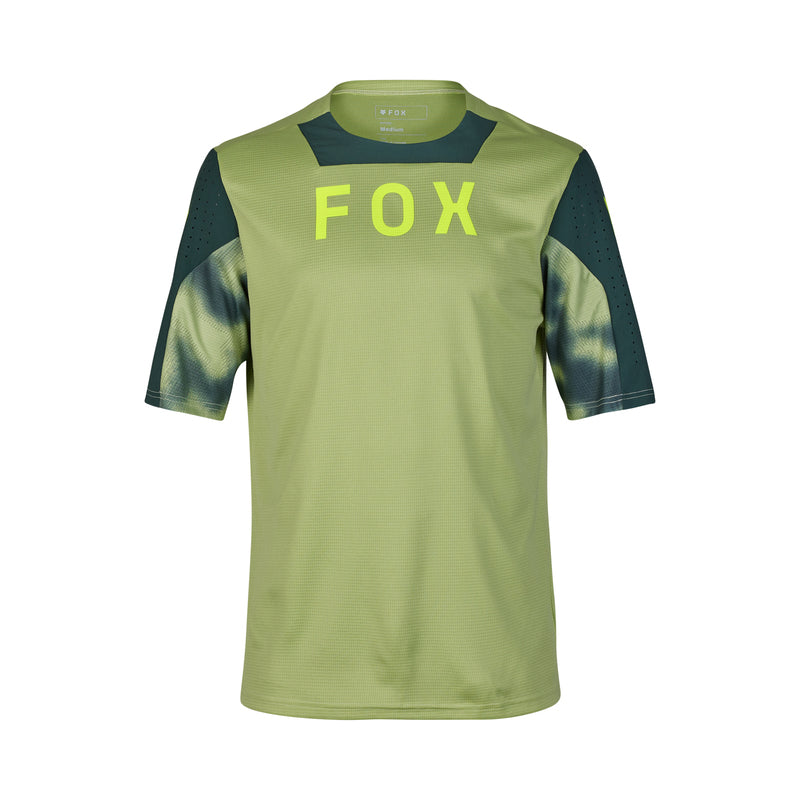 Fox Defend Taunt Pale Green Cycling Jersey | RideHub
