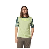 Fox Defend Taunt Pale Green Cycling Jersey | RideHub