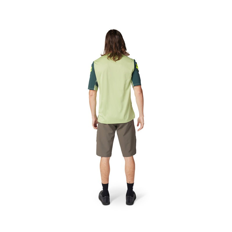 Fox Defend Taunt Pale Green Cycling Jersey | RideHub