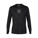 Fox Ranger Tru Dri Black Long Sleeve Cycling Jersey | RideHub