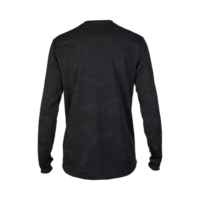 Fox Ranger Tru Dri Black Long Sleeve Cycling Jersey | RideHub