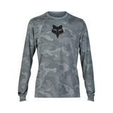 Fox Ranger Tru Dri Cloud Grey Long Sleeve Cycling Jersey | RideHub