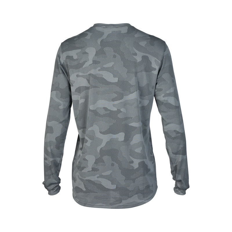 Fox Ranger Tru Dri Cloud Grey Long Sleeve Cycling Jersey | RideHub