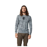 Fox Ranger Tru Dri Cloud Grey Long Sleeve Cycling Jersey | RideHub