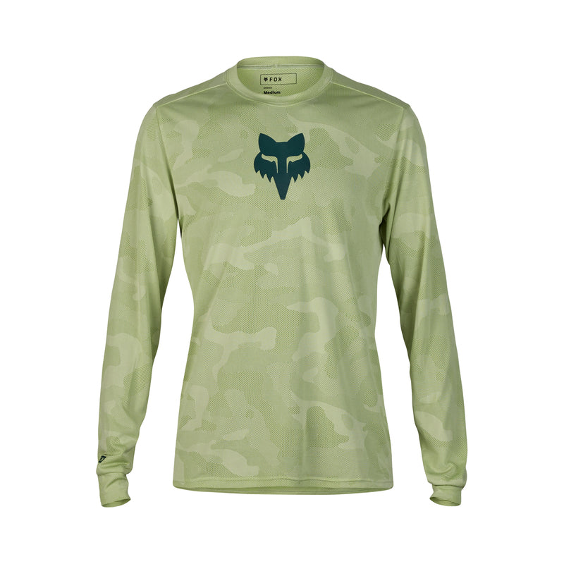 Fox Ranger TruDri Cactus Long Sleeve Cycling Jersey | RideHub