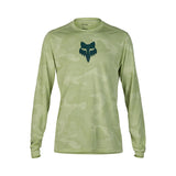 Fox Ranger TruDri Cactus Long Sleeve Cycling Jersey | RideHub