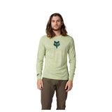 Fox Ranger TruDri Cactus Long Sleeve Cycling Jersey | RideHub