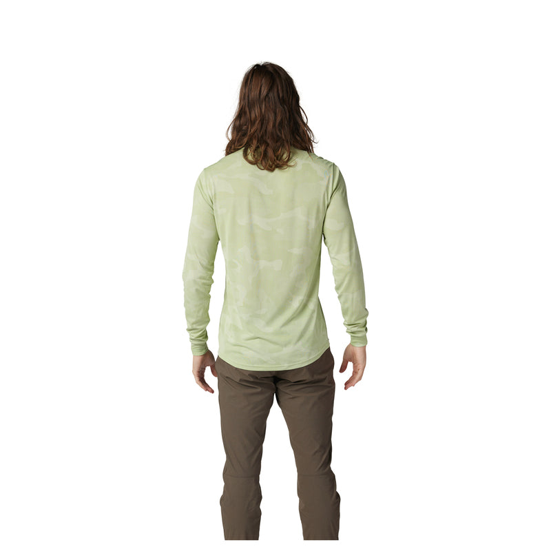 Fox Ranger TruDri Cactus Long Sleeve Cycling Jersey | RideHub