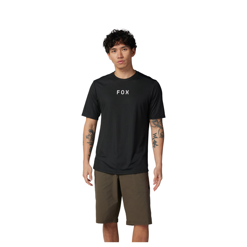Fox Ranger Moth Black Cycling Jersey | RideHub