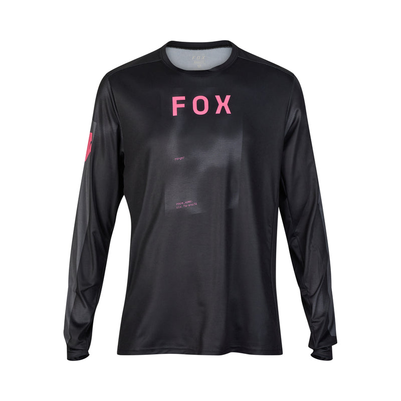 Fox Ranger Taunt Black Long Sleeve Cycling Jersey | RideHub