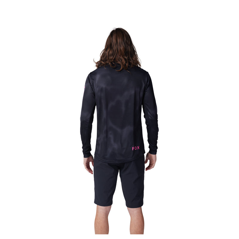 Fox Ranger Taunt Black Long Sleeve Cycling Jersey | RideHub