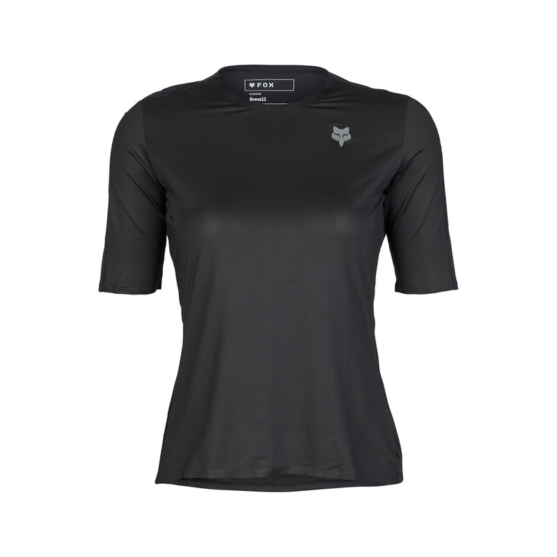 Fox Lady Flexair Ascent Black Women's Cycling Jersey | RideHub