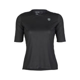 Fox Lady Flexair Ascent Black Women's Cycling Jersey | RideHub
