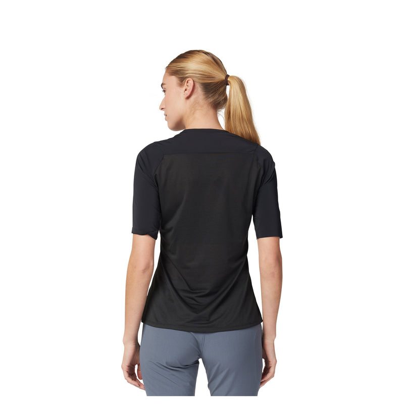 Fox Lady Flexair Ascent Black Women's Cycling Jersey | RideHub