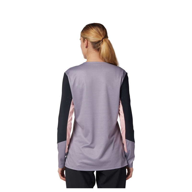 Fox Lady Defend Stone Long Sleeve Cycling Jersey | RideHub