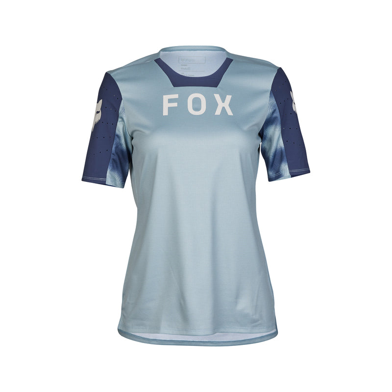 Fox Lady Defend Taunt Gunmetal Women's Cycling Jersey | RideHub