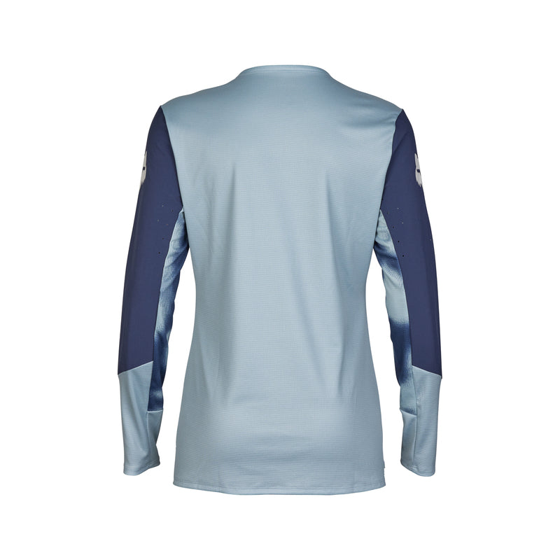 Fox Lady Defend Taunt Gunmetal Long Sleeve Cycling Jersey | RideHub