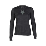 Fox Lady Ranger Tru Dri Long Sleeve Cycling Jersey Black | RideHub