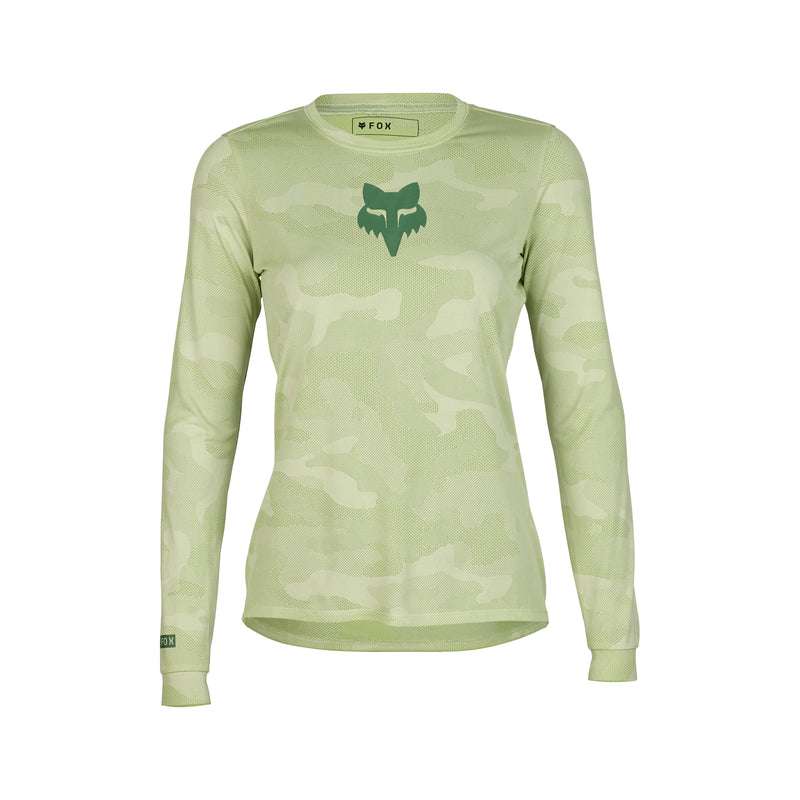 Fox Lady Ranger Tru Dri Cactus Long Sleeve Cycling Jersey | RideHub