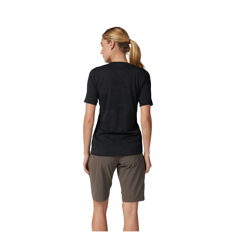 Fox Lady Ranger Tru Dri Black Cycling Jersey | RideHub
