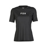 Fox Lady Ranger Wordmark Black Cycling Jersey | RideHub