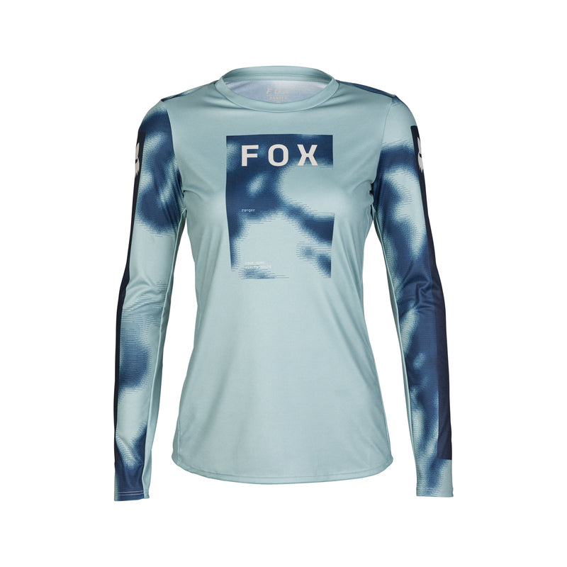 Fox Lady Ranger Taunt Gunmetal Long Sleeve Cycling Jersey | RideHub