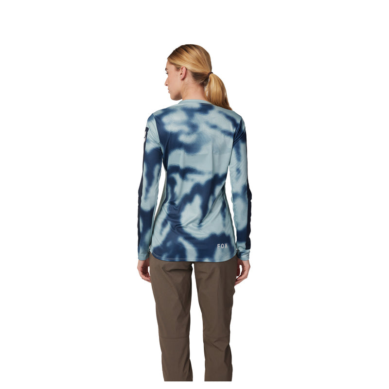 Fox Lady Ranger Taunt Gunmetal Long Sleeve Cycling Jersey | RideHub
