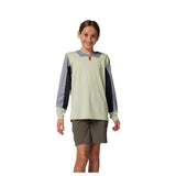 Fox Junior Defend Cactus Long Sleeve Cycling Jersey | RideHub
