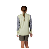 Fox Junior Defend Cactus Long Sleeve Cycling Jersey | RideHub