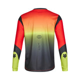 Fox Junior Ranger Revise Long Sleeve Cycling Jersey Red/Yellow | RideHub