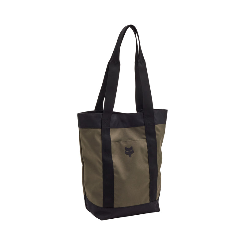Fox Head Tote Bag Olive Green