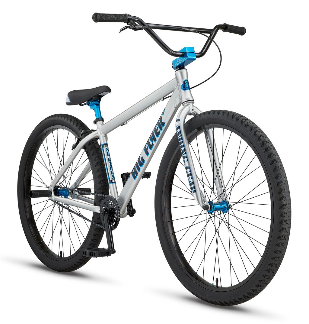 SE Bikes Big Flyer 29" Iced Out Silver Singlespeed bike | RideHub