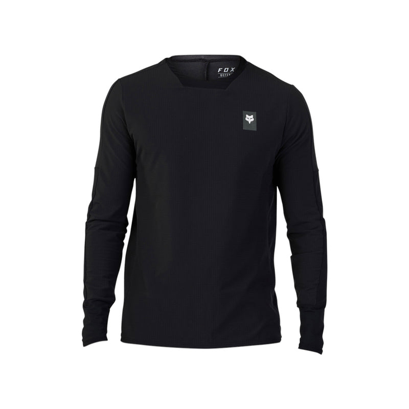 Fox Defend Thermal Black Long Sleeve Cycling Jersey | RideHub