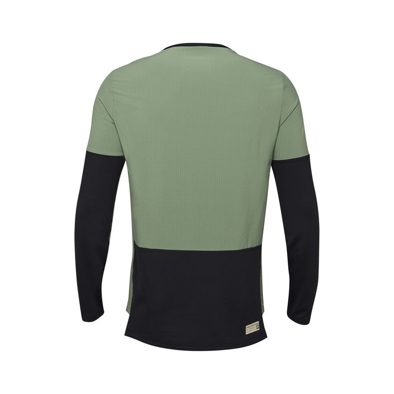 Fox Defend Thermal Moss Long Sleeve Cycling Jersey | RideHub