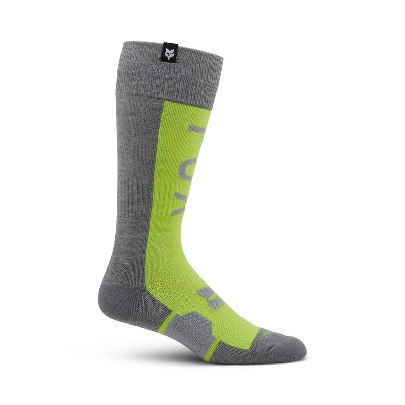 Fox 360 Divider Gray/Yellow socks | RideHub