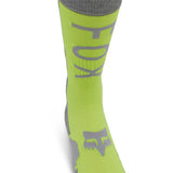 Fox 360 Divider Gray/Yellow socks | RideHub
