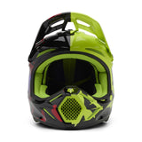 Fox V3 Throttle Fluo Yellow helmet