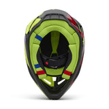 Fox V3 Throttle Fluo Yellow helmet