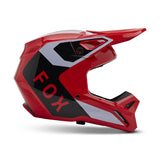 Fox V1 Lean Fluo Red Helmet