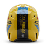 Fox V1 Race Spec Pale Yellow helmet