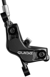 Disc Brake Guide T (Tooled) Aluminum Lever Gloss Black Rear 1800mm Hose (Rotor/