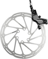 Disc Brake Guide T (Tooled) Aluminum Lever Gloss Black Rear 1800mm Hose (Rotor/